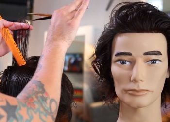 Long Layered Mens Haircut Tutorial