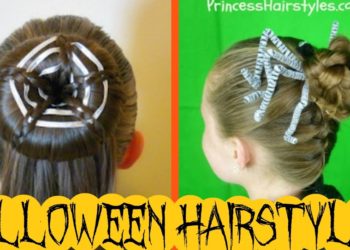 2 Spooky Spider Hairstyles For Halloween | Hairstyles For Girls