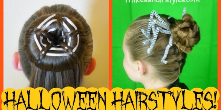 2 Spooky Spider Hairstyles For Halloween | Hairstyles For Girls