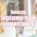 5 Tips To Get More Voluminous Hair