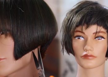 Chic Short Bob Haircut Tutorial + Bonus Block Color Technique