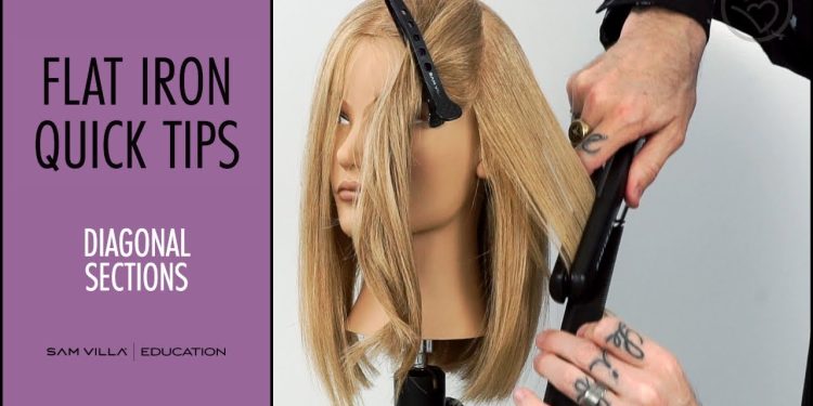Using Diagonal Sections when Flat Ironing – Flat Iron tips