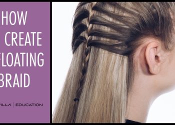 How to Create a Floating Braid with a French Braid Technique