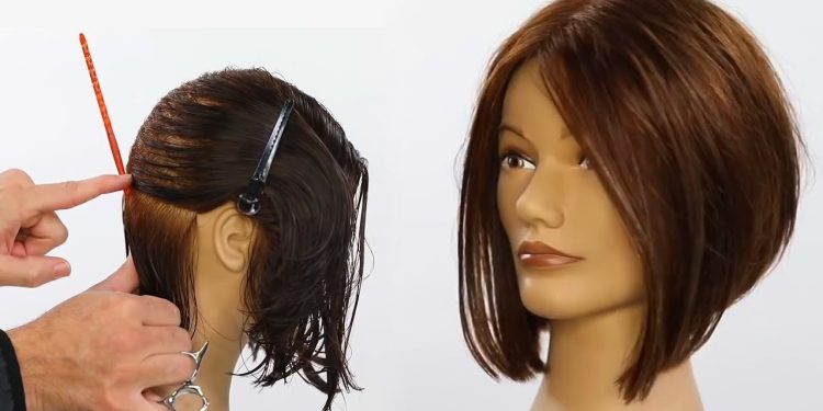 Basic A-Line (Triangular) Bob Haircut Tutorial