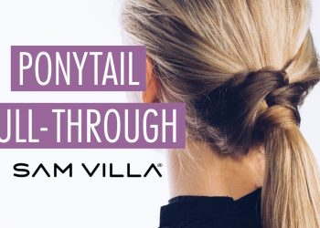 Ponytail Pull-Through – Adding Interest to a Ponytail