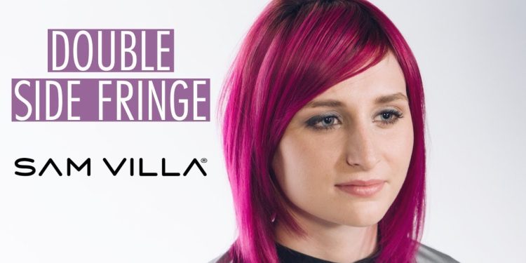 How to Cut  Side Sweeping Bangs to Wear to Either Side – Double Side Fringe