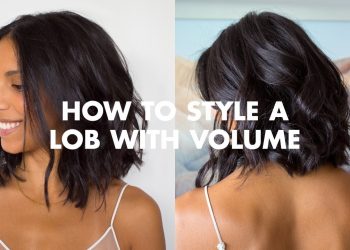 How To Style A Lob With Volume