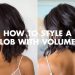 How To Style A Lob With Volume