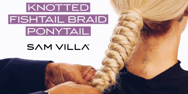 Knotted Fishtail Braid Ponytail