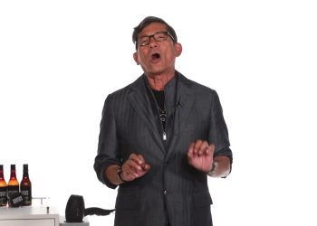 Sam Villa raps out on Redken Brews Wax Pomade