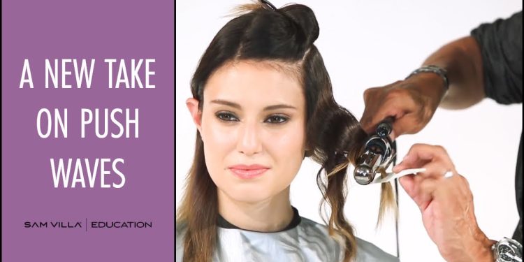 How to wave hair with a new take on push waves