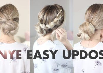 3 Simple Buns: New Years Eve & Holiday Hairstyles