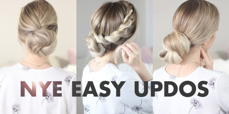 3 Simple Buns: New Years Eve & Holiday Hairstyles