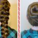 2 Easy Hairstyles For School – Side Dutch Braid and Messy Bun Twist | Hairstyles For Girls