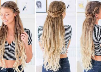 Fishtail Braid Half-Up Hairstyle Tutorial
