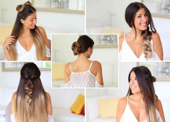 5 Easy One Minute Heatless Hairstyles
