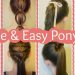 8 Cute Ponytail Hairstyles For Summer! | Hairstyles For Girls