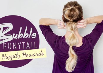 How To: Easy Bubble Ponytail Hairstyle