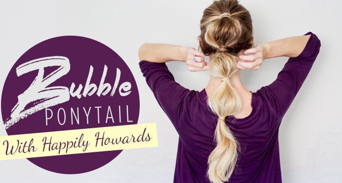 How To: Easy Bubble Ponytail Hairstyle