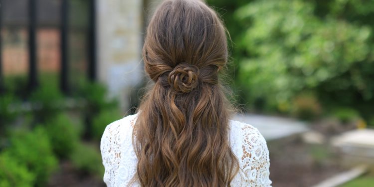Rosette Tieback – Cute Girls Hairstyles