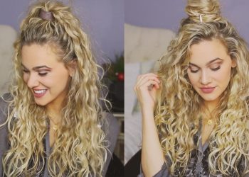 Holiday Party Hairstyles for Curly Hair