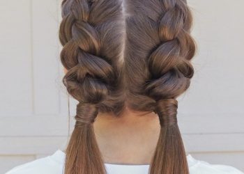 Double Dutch Wrap | Easy School Hair