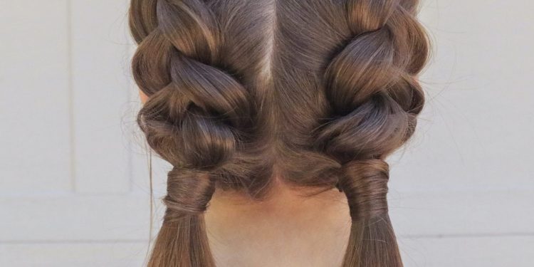 Double Dutch Wrap | Easy School Hair