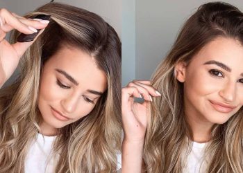 How to part your hair 4 different ways using hair extensions
