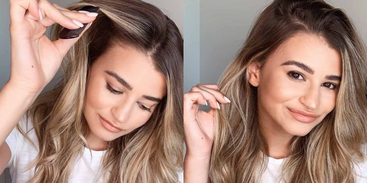 How to part your hair 4 different ways using hair extensions