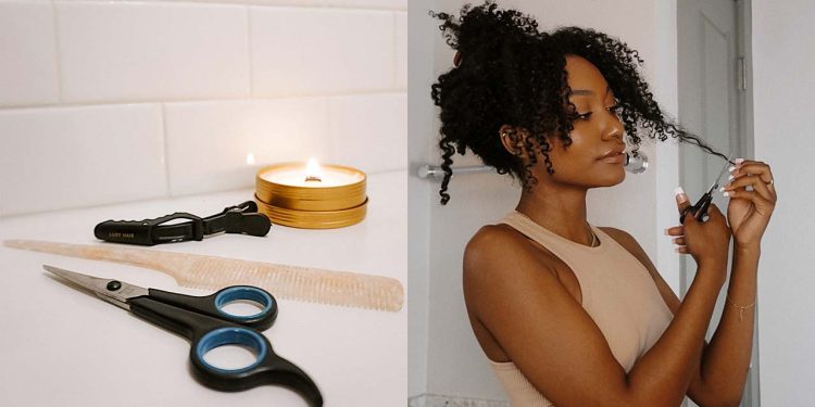 How to Trim and Cut Curly Hair from Home