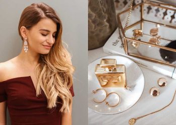 earring & hairstyle matches made in heaven