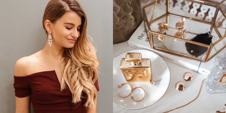 earring & hairstyle matches made in heaven