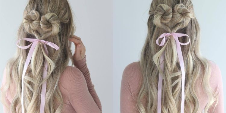 Heart Twist Hairstyle – Perfect for Valentine’s Day