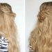 Half-Up Flower Bun For Prom