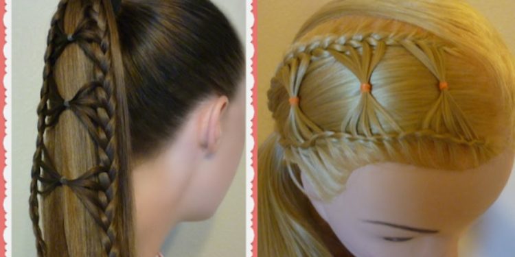 2 Adorable Hairstyles Using The Bow Tie Braid | Hairstyles For Girls