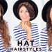 3 Cute Hat Hairstyles