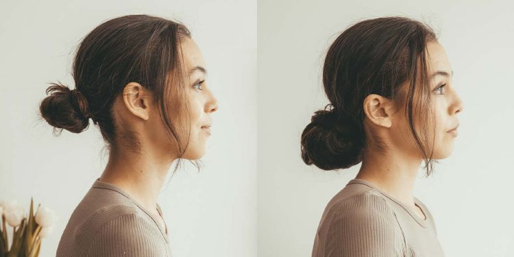 How to wear and style a clip-in bun