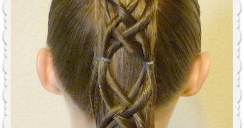 Criss Cross Woven Ponytail Hairstyle | Hairstyles For Girls