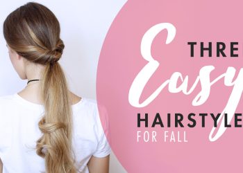 3 Easy Hairstyles For Fall (Heatless)