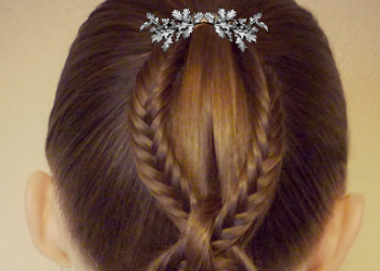 How To Make A Fishtail Chain Braid Ponytail Hairstyle | Hairstyles For Girls