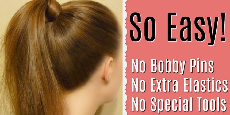 How To Wrap Hair Around A Ponytail | Hairstyles For Girls