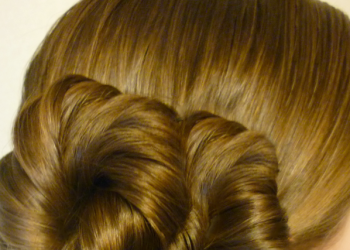Easy Twist Updo Hairstyle | Hairstyles For Girls