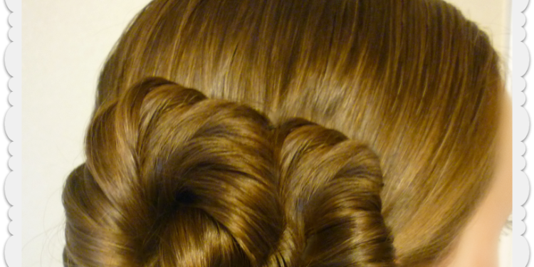 Easy Twist Updo Hairstyle | Hairstyles For Girls