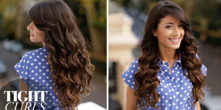 Tight Curls Hair Tutorial