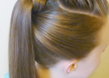 The Best Hair Wrapped Ponytail Tutorial | Hairstyles For Girls