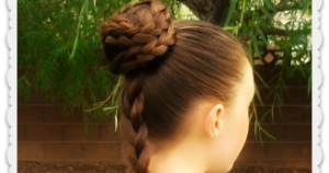 Princess Leia Hairstyle, Spiral Braid Bun, Star Wars Inspired | Hairstyles For Girls