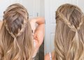Zigzag Part Double French Braid