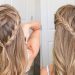 Zigzag Part Double French Braid